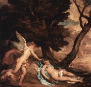 Anthony Van Dyck Amor and Psyche, oil painting